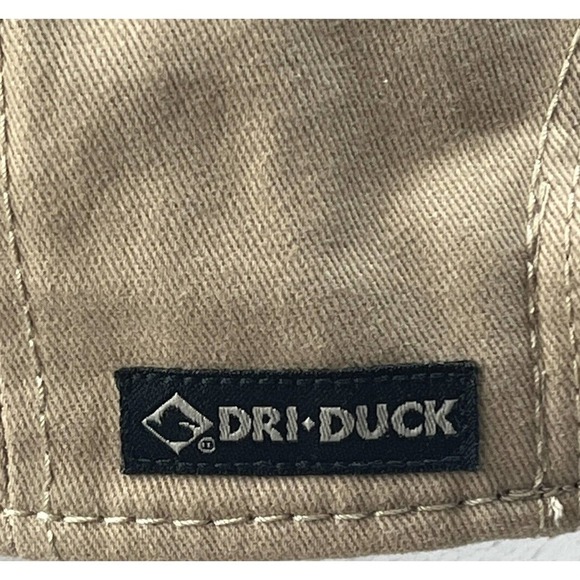 AOS Cap, Austin Oral Surgery Hat Adjustable Strapback DRI-DUCK Patch Logo Tan - Picture 5 of 12